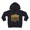 Toddler Hoodie ‘Raised Royal’ Gold Crown Pullover