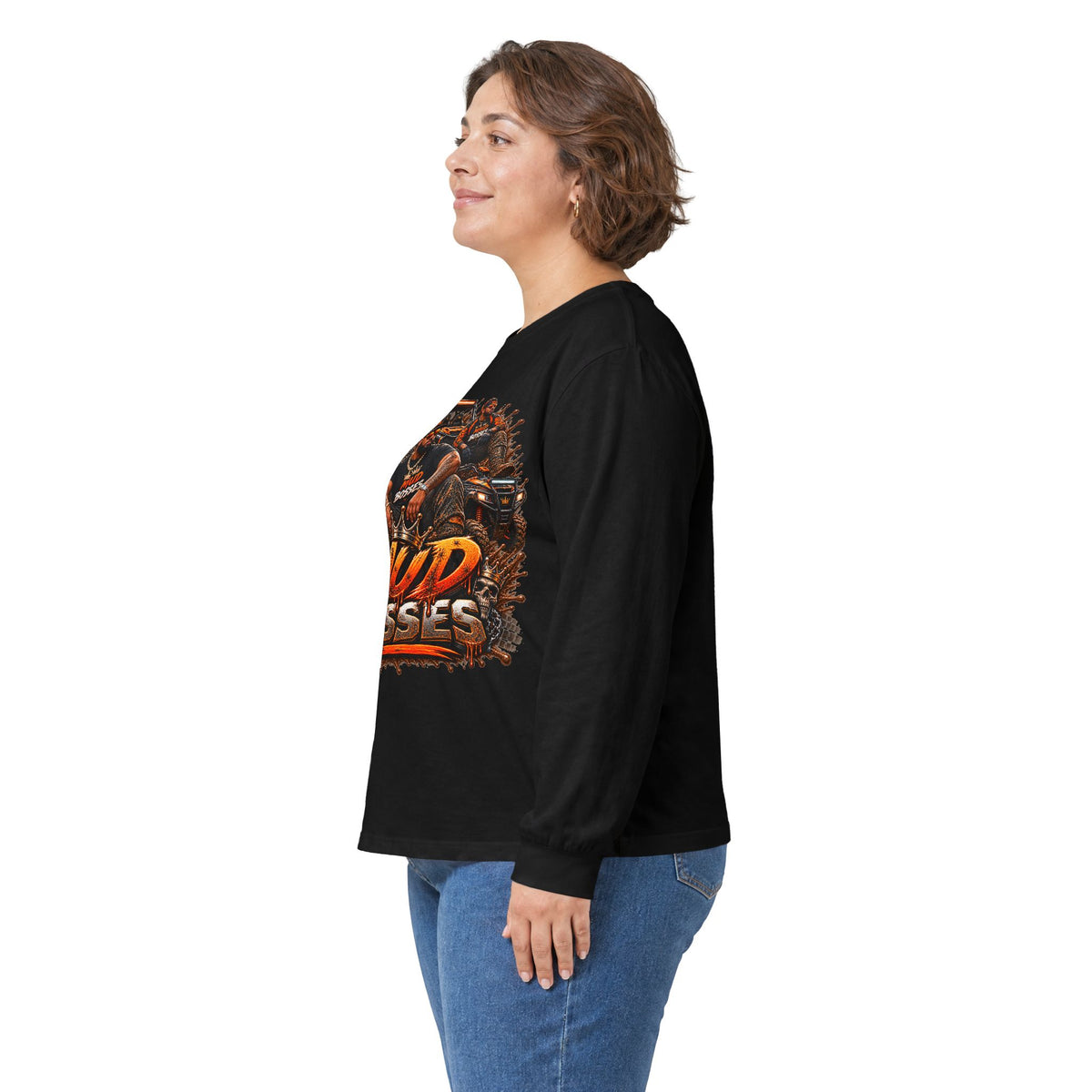 Mud Bosses Long Sleeve Tee — Off‑Road Trucking Graphic Shirt