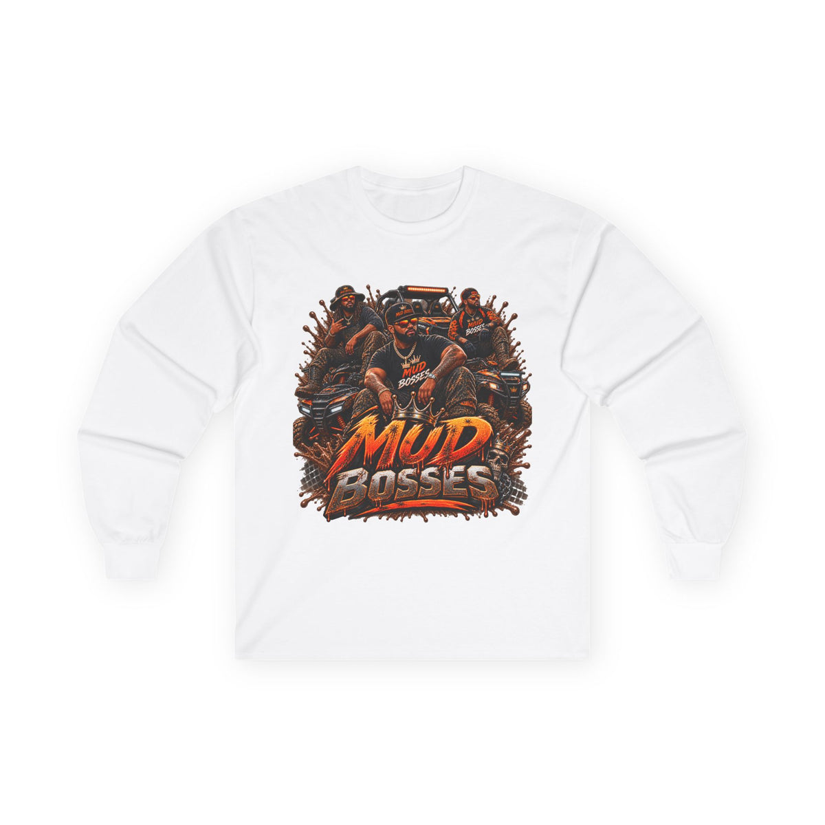 Mud Bosses Long Sleeve Tee — Off‑Road Trucking Graphic Shirt