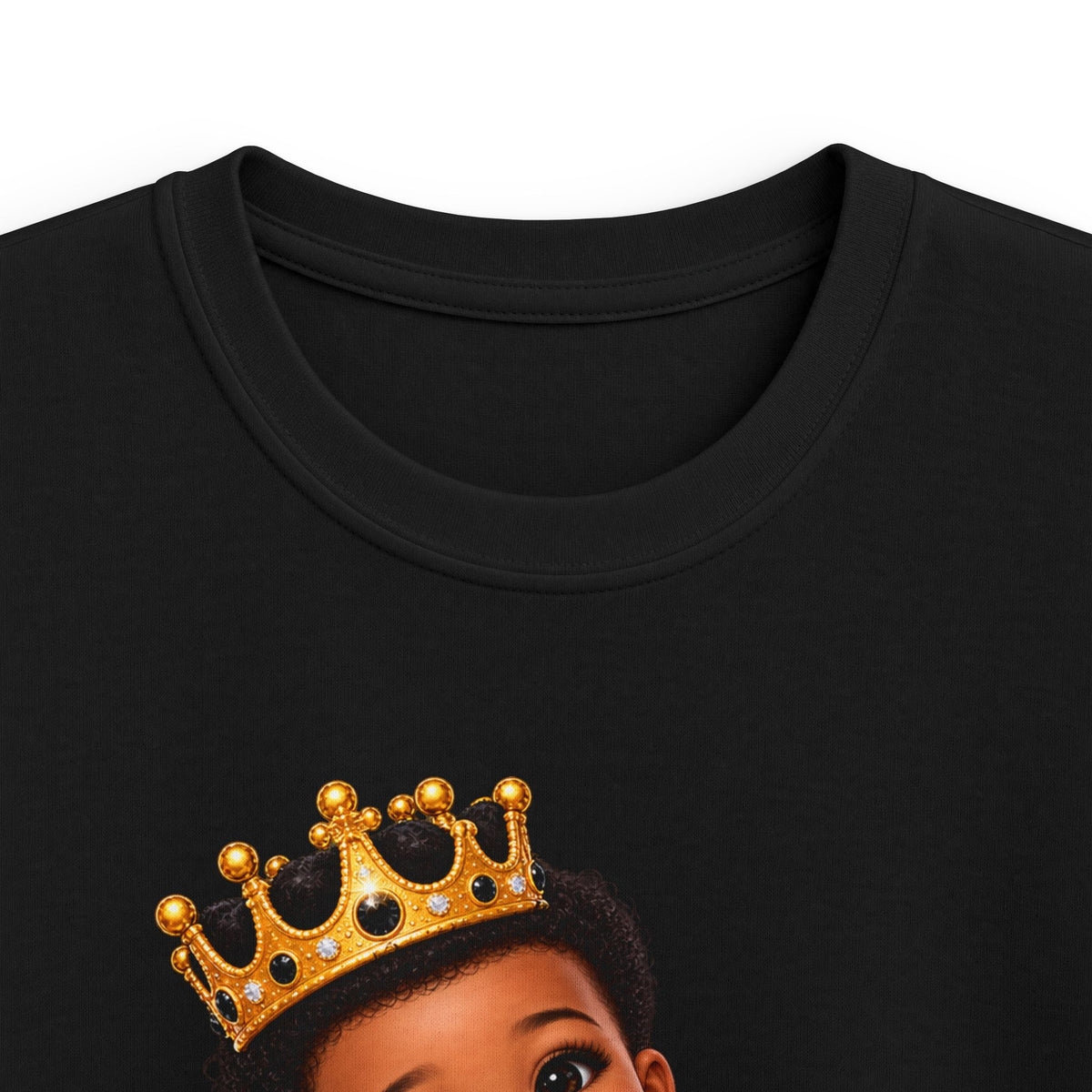 Kids Tee — "Little Royals" Crowned Baby & Teddy Graphic