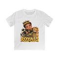 Kids Tee — "Little Royals" Crowned Baby & Teddy Graphic