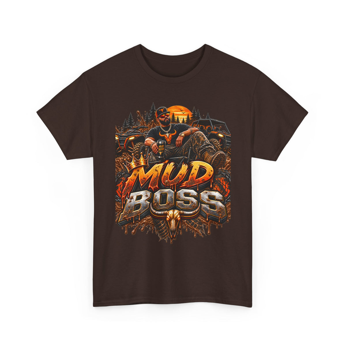 Mud Boss T-Shirt – Off-Road Trucking Muddy Adventure Tee