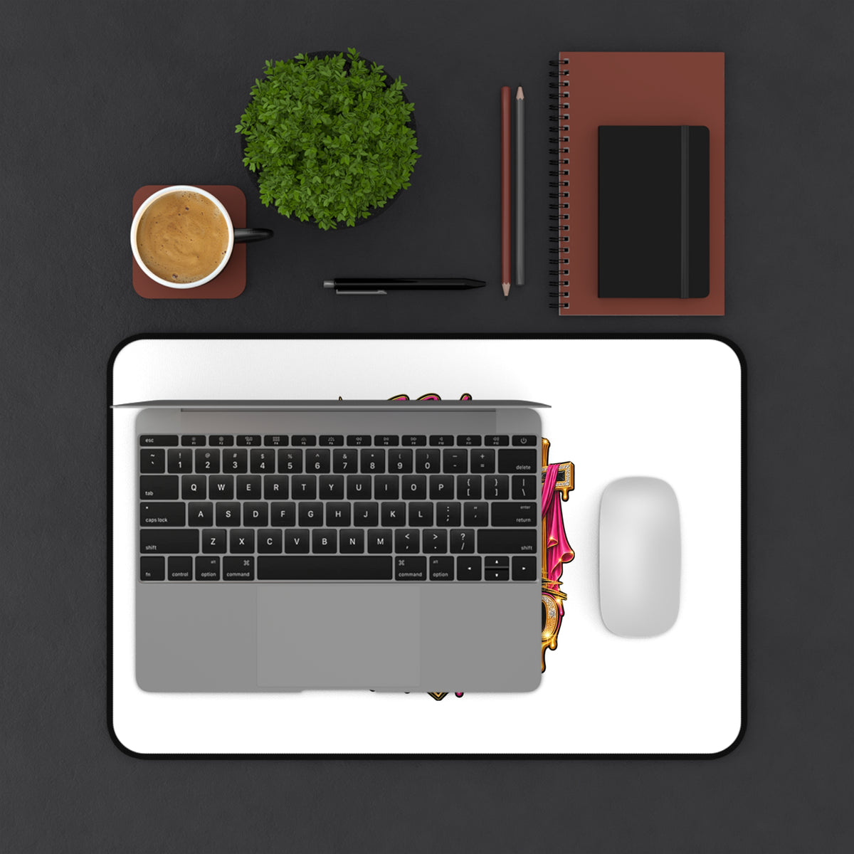 Inspirational Desk Mat — "I Wasn't Born to Break, God Built Me to Withstand the Storm"