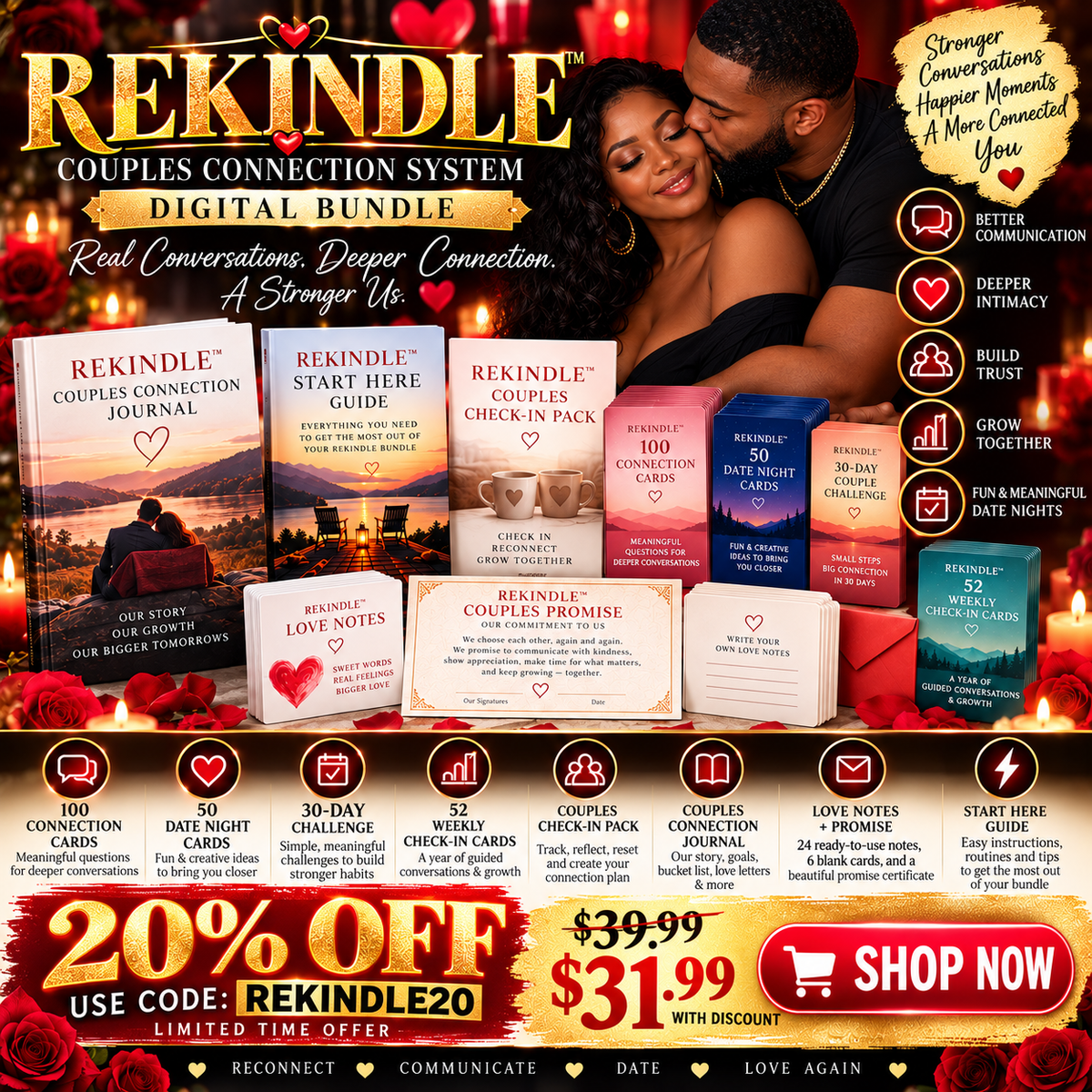 REKINDLE Couples Connection System 20% off with code REKINDLE20